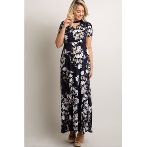 ❤️💋Pinkblush Floral Maxi Maternity Dress✨